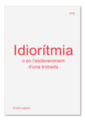 Portada de Idiorítmia