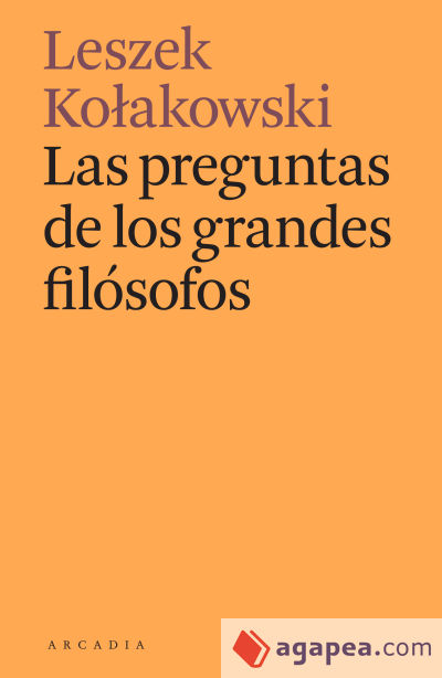 Las preguntas de los grandes filósofos