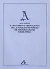 Portada de Actas del II Congreso Internacional de la Sociedad Española de Historiografía Lingüística (León, 2-5 de marzo de 1999)