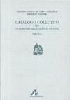 Portada de Catálogo colectivo patrimonio bibliográfico español s. XIX: Alo-Arb