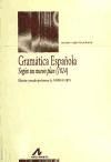 Portada de Gramática española según un nuevo plan (1824)