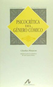 Portada de Psicocrítica del género cómico