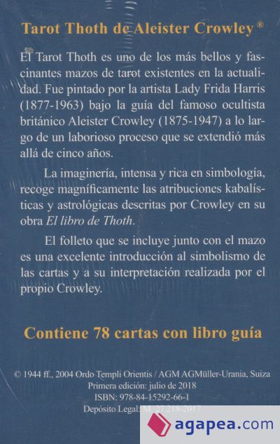 Tarot Thoth de Aleister Crowley