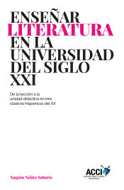 Portada de Enseñar literatura en la universidad del siglo XXI