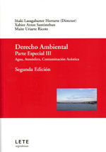 Portada de Derecho ambiental. Parte especial.T.III