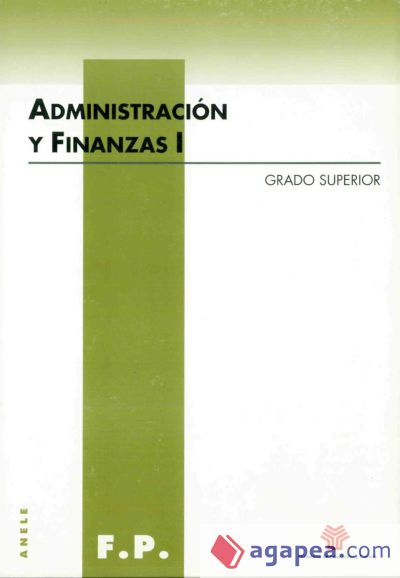 Administración y finanzas (I). Grado superior