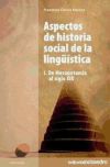 Aspectos de historia social de la lingüística