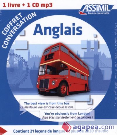 Coffret conversation anglais (guide +1 CD audio)