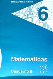 Portada de Matemáticas. Cuaderno 6