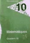 Portada de Matemàtiques. Quadern 10