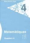 Portada de Matemàtiques. Quadern 4