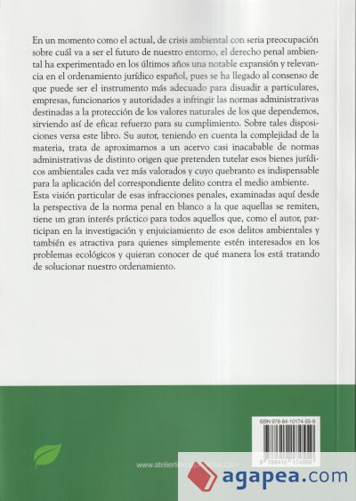 Aproximación a la normativa administrativa extrapenal relacionada con los delitos contra el medio ambiente