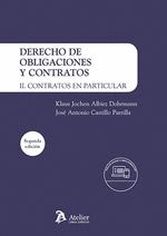 Portada de Derecho de obligaciones y contratos. II. Contratos en particular 2024