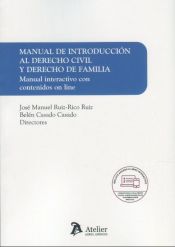 Portada de Manual de introducción al derecho civil y derecho de familia. Manual interactivo con contenidos online