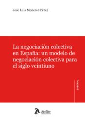 Portada de Negociación colectiva en España