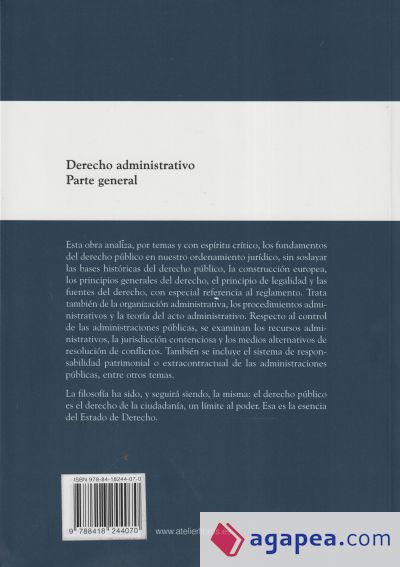 Derecho administrativo. Parte general. 5ª edición