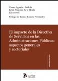 Portada de El impacto de la Directiva de Servicios en las Administraciones Públicas: aspectos generales y sectoriales