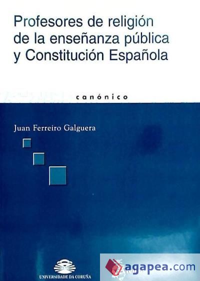 Profesores de religion de la enseñanza publica y constitucion española
