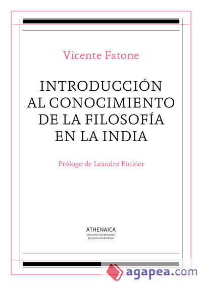 Introduccion al conocimiento de la filosofia en la India