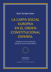 Portada de La Carta Social europea en el orden constitucional español