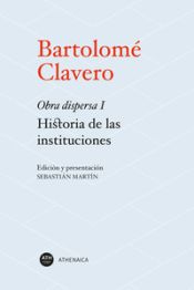 Portada de Historia de las instituciones