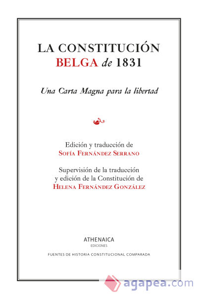 La constitución belga de 1831