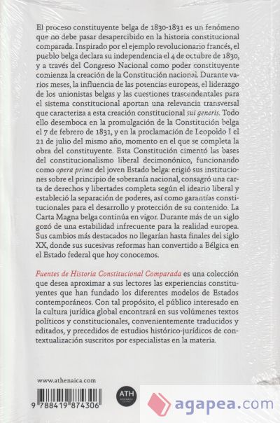 La constitución belga de 1831