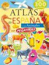 Atlas De Animales Con Pegatina. Atlas de España y sus animales