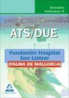 Ats/due De La Fundación Hospital Son Llàtzer (palma De Mallorca). Temario. Volumen Iv