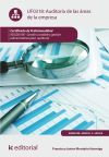 Auditor&iacute;a de las &aacute;reas de la empresa. ADGD0108 - Gesti&oacute;n contable y gesti&oacute;n administrativa para auditor&iacute;as