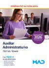 Auxiliar Administratiu/va. Test del temari. Generalitat de Catalu&ntilde;a
