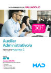 Auxiliar Administrativo. Temario Volumen 2. Ayuntamiento De Valladolid