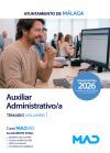 Auxiliar Administrativo/a. Temario volumen 1. Ayuntamiento de M&aacute;laga