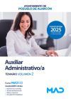 Auxiliar Administrativo/a. Temario volumen 2. Ayuntamiento de Pozuelo de Alarc&oacute;n