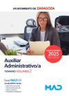 Auxiliar Administrativo/a. Temario volumen 2. Ayuntamiento de Zaragoza