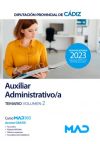 Auxiliar Administrativo/a. Temario volumen 2. Diputación Provincial de Cádiz