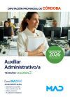Auxiliar Administrativo/a. Temario volumen 2. Diputaci&oacute;n Provincial de C&oacute;rdoba