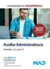 Auxiliar Administrativo/a. Temario volumen 2. Universidad de Salamanca