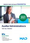 Auxiliar Administrativo/a. Test. Servicio Vasco De Salud (osakidetza)