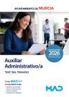 Auxiliar Administrativo/a. Test del temario. Ayuntamiento de Murcia