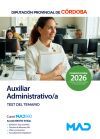 Auxiliar Administrativo/a. Test del temario. Diputaci&oacute;n Provincial de C&oacute;rdoba