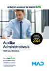 Auxiliar Administrativo/a. Test del temario. Servicio Andaluz de Salud (SAS)