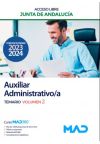 Auxiliar Administrativo/a (acceso libre). Temario volumen 2. Junta de Andalucía