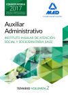 Auxiliar Administrativo del Instituto Insular de Atención Social y Sociosanitaria. Vol. 2, Temario