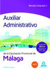 Auxiliar Administrativo De La Diputación De Málaga. Temario, Volumen 1