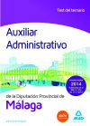 Auxiliar Administrativo De La Diputación De Málaga. Test Del Temario