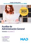 Auxiliar de Administración General. Temario volumen 2. Consejo Insular de Mallorca (Consell de Mallorca)