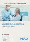 Auxiliar De Enfermería. Temario Volumen 1. Diputación De Granada