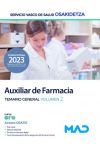 Auxiliar De Farmacia. Temario General Volumen 2. Servicio Vasco De Salud (osakidetza)