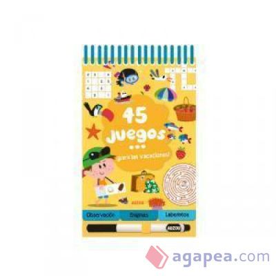 45 juegos &iexcl;para las vacaciones!